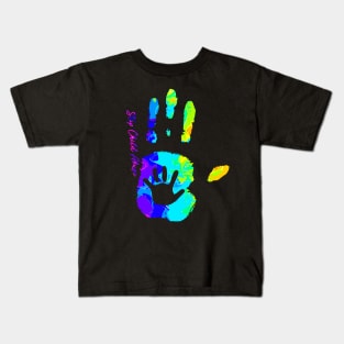 Stop Child Abuse Tie Dye I Can Do All Things Kids T-Shirt